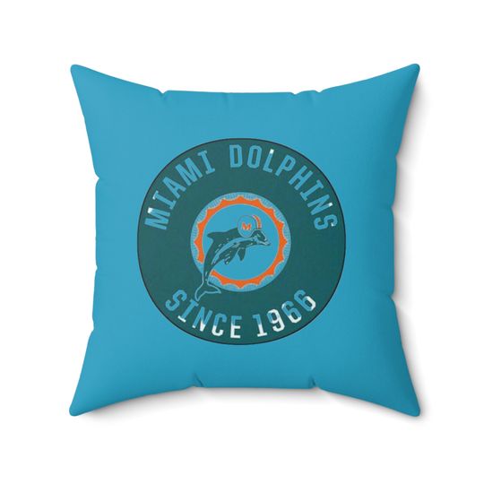 Miami dolphins Throw Pillow