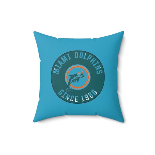 Miami dolphins Throw Pillow