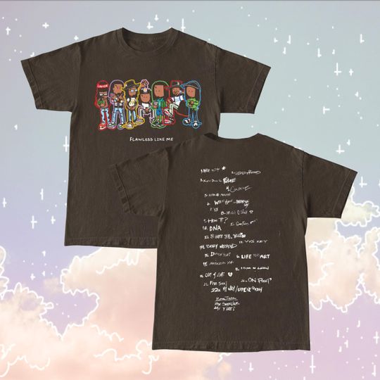 Lucki US Tour 2023 2 SIDES Shirt, Flawless Like Me Tour 2023 Shirt