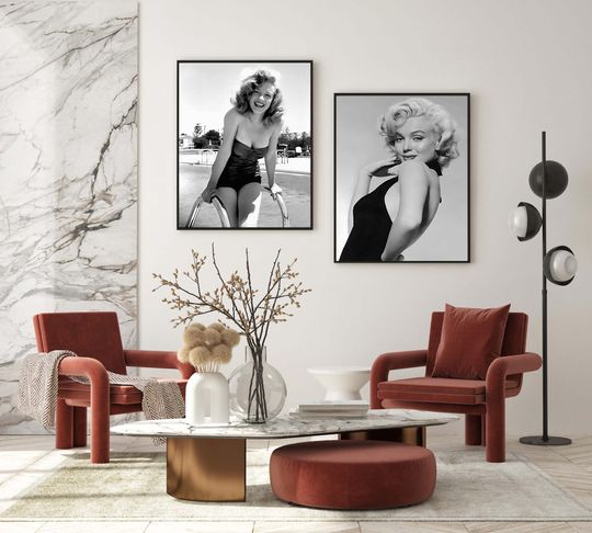 Marilyn Monroe Swimming Pool Poster