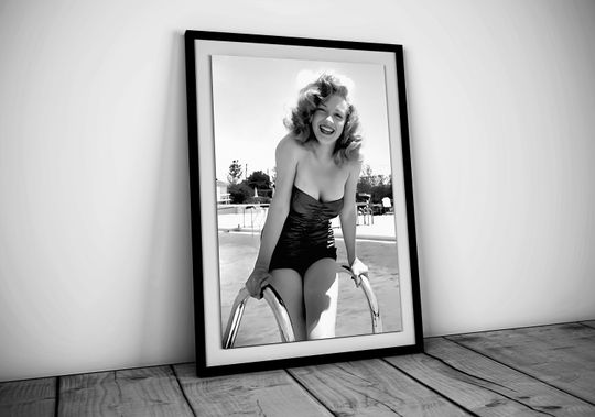 Marilyn Monroe Swimming Pool Poster