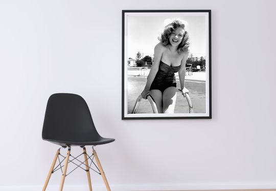 Marilyn Monroe Swimming Pool Poster
