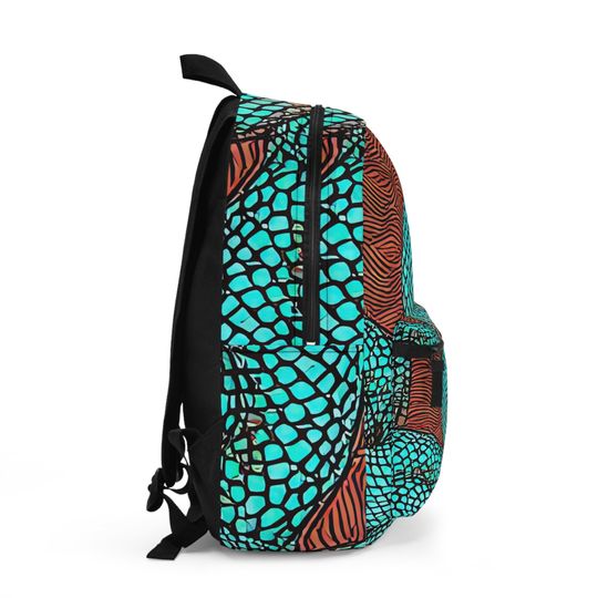 Snake Skin Backpack - AI Art print, Back to School, Kids Backpack
