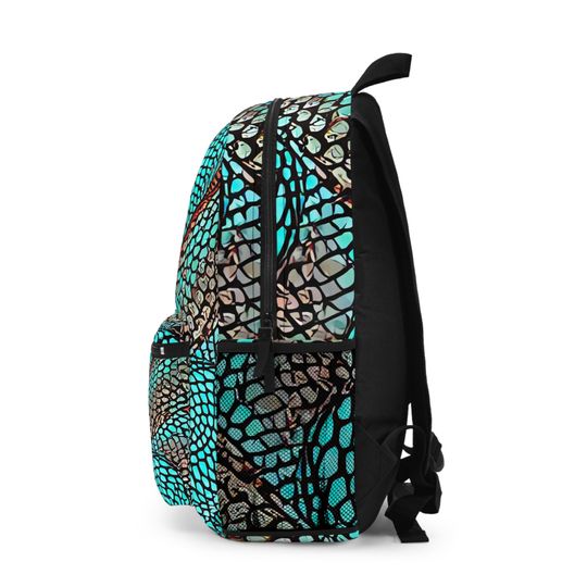 Snake Skin Backpack - AI Art print, Back to School, Kids Backpack
