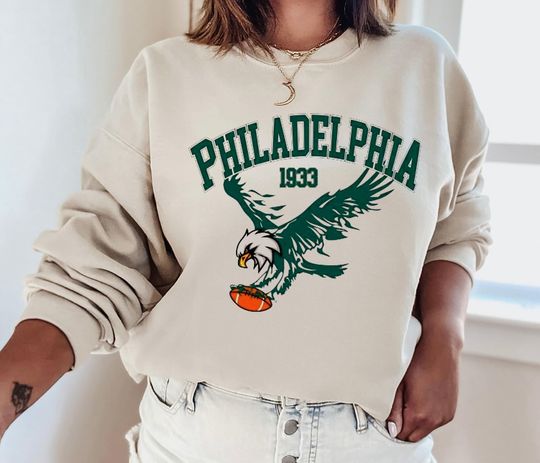 Philadelphia Sweatshirt,Philadelphia Eagle Tee , Distressed Philadelphia Sweatshirt