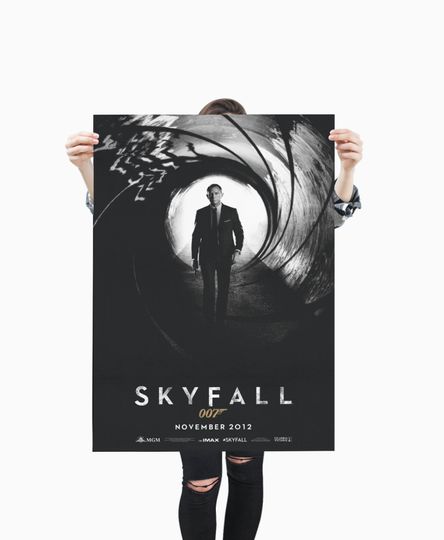 James Bond Skyfall Poster / Premium Matte vertical poster