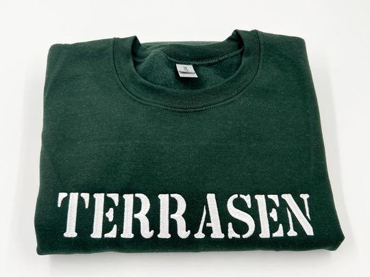 Personalized Embroidered Sweatshirt, Custom Embroidered Crewneck, Custom Text Embroidered Sweatshirt, Unisex Gift