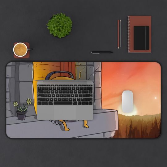 Adventure Time Jake Desk Mat | Cute Jake | Lofi | Aesthetic Mousepad