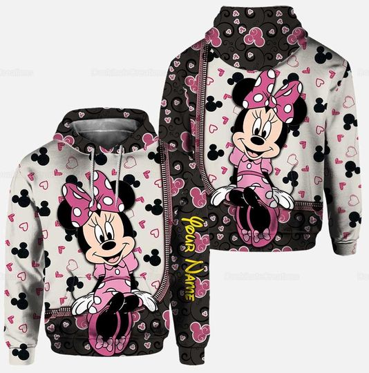 Minnie Mouse Hoodie, Cute Minnie Hoodie, Disneyworld Hoodie