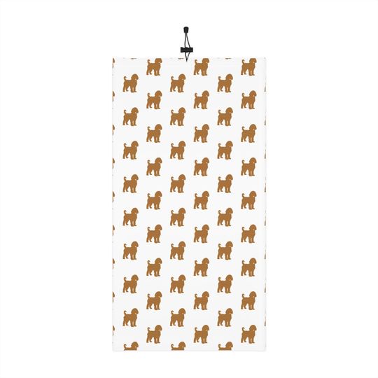Goldendoodle Winter Neck Gaiter With Drawstring