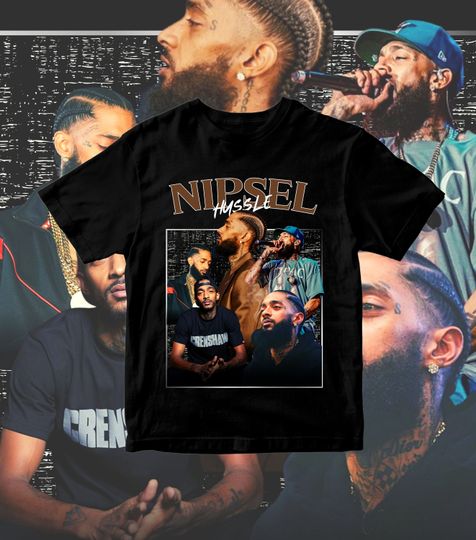 NIPSEY HUSSLE Shirt  Rapper, 90s Vintage, Bootleg Tee Shirt