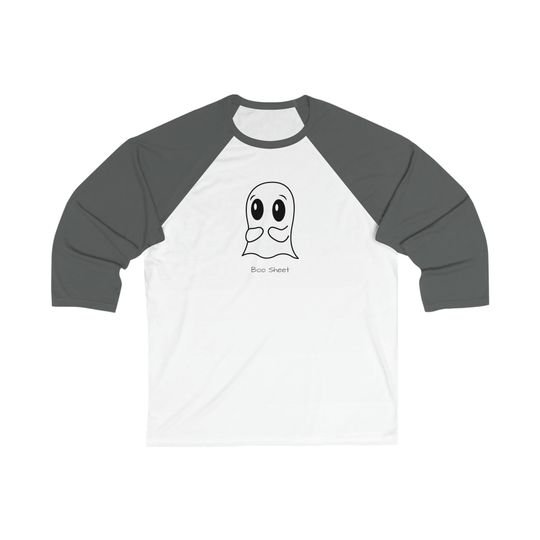 Ghost Unisex 3\4 Sleeve Baseball Tee