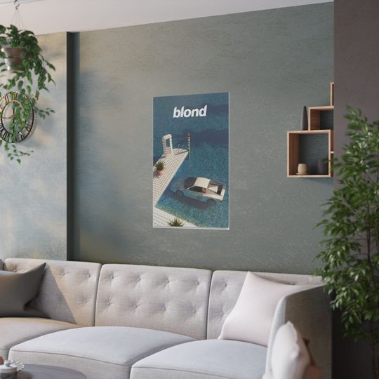 Frank Ocean 'BLOND' Vintage Poster