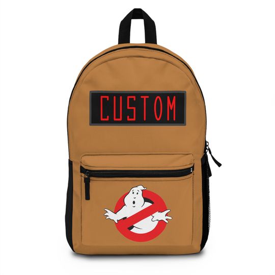 Ghostbusters Personalized Backpack, Custom Name Bag, School Backpack, Kids Bag, Ghostbusters Fan Gift