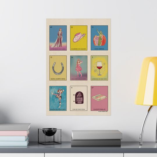 Chapell Roan Loteria Midwest Princess Poster