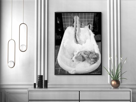 Marilyn Monroe Bathroom Poster