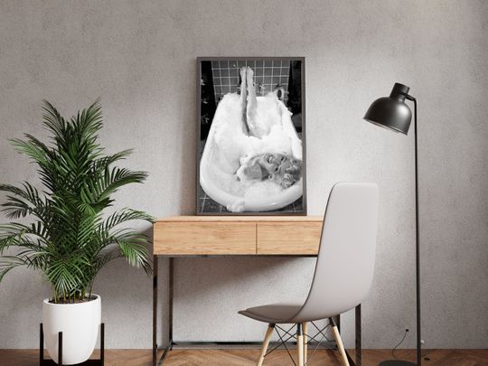 Marilyn Monroe Bathroom Poster