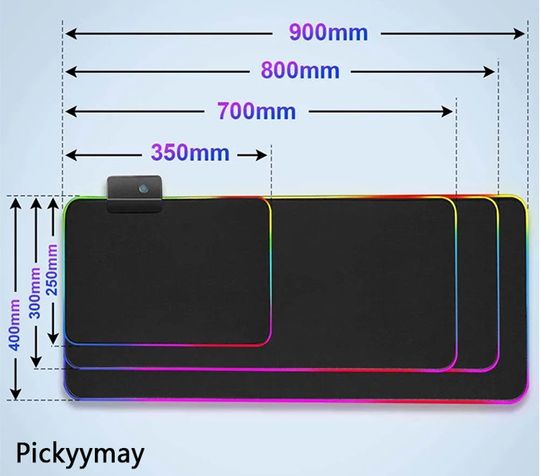 Call of Duty RGB Gaming Mouse Pad, Call of Duty Ghosts Led Gaming Desk Mat