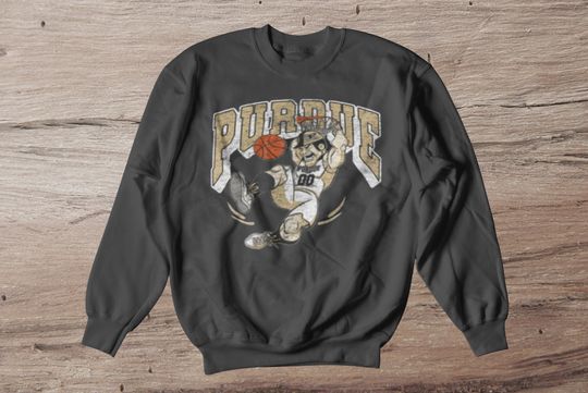 Vintage Purdue Basketball Sweatshirt - Boilermakers Shirt Gift - Boilermakers Basketball Crew Sweatshirt