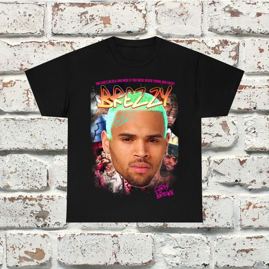 Chris Brown Brezzy Retro 90s Vintage Bootleg Unisex Classic T-Shirt