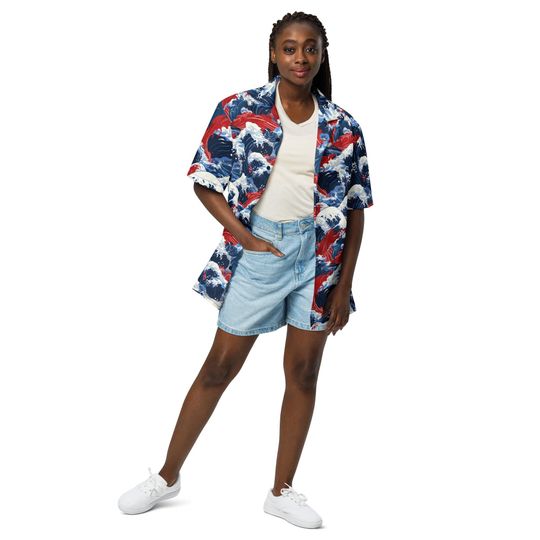 Buffalo Bills Premium Lightweight Button-Up Shirt