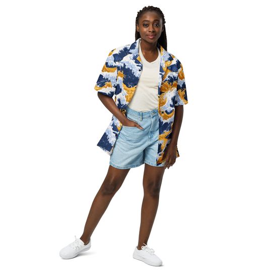 Golden State Warriors Premium Lightweight Button-Up Shirt - Team Pride Exclusive Drop Collection