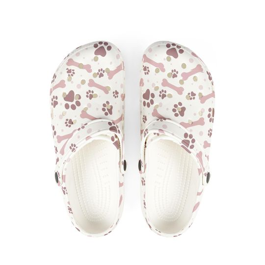 DOG LOVERS - Bones & Paws Clogs For Adult/Kids