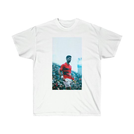 Novak Djokovic Tennis Graphic Tee Shirt