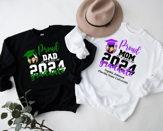 Personalized 2024 Garduation Matching Shirt, Personalized Graduation Shirt