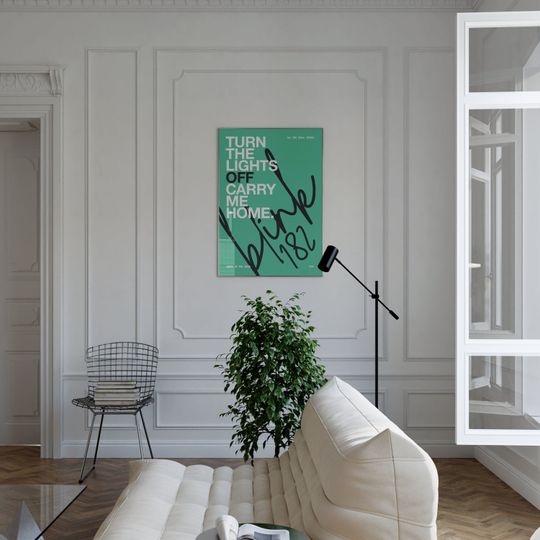 All The Small Things by B182 Poster, type poster, B182 lyric print