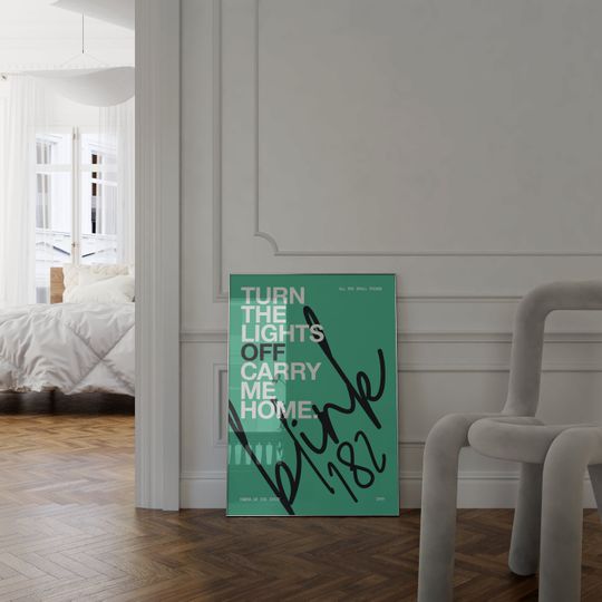 All The Small Things by B182 Poster, type poster, B182 lyric print