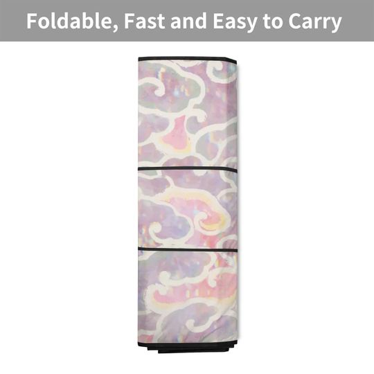 Colorful Cloud Pink Purple Lit Car Sunshade Gift For Her New Car Gift Front Window Cover Cute Car Accessories Car Visor Mothers Day Gift New