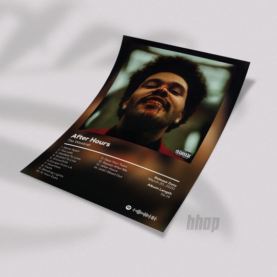 Weeknds - After Hours  Album Poster