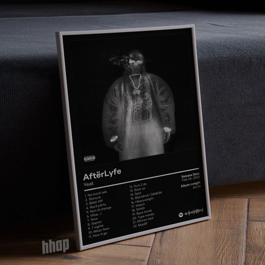 Yeat - AfterLyfe - Album Cover Poster