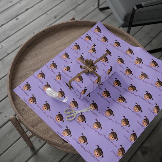 Boo From Monsters Inc Wrapping Paper | Personalized Gift Wrap