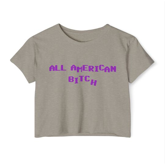 Olivia Rodrigo Inspired All American Bitch Crop Top