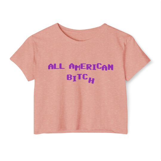Olivia Rodrigo Inspired All American Bitch Crop Top