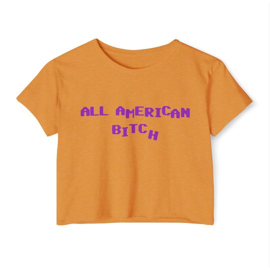 Olivia Rodrigo Inspired All American Bitch Crop Top