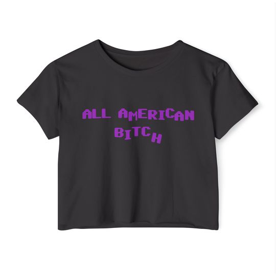 Olivia Rodrigo Inspired All American Bitch Crop Top