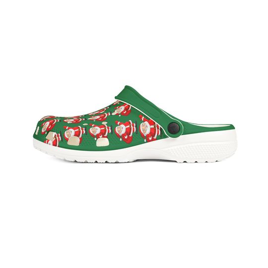 Santa Ugly Christmas Clogs