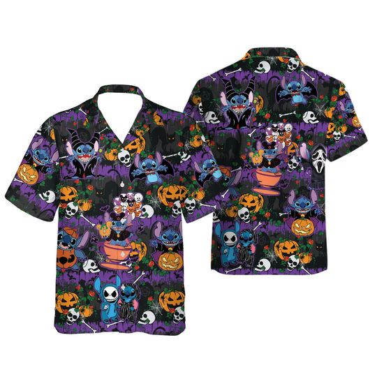 Disney Stitch Halloween Hawaiian