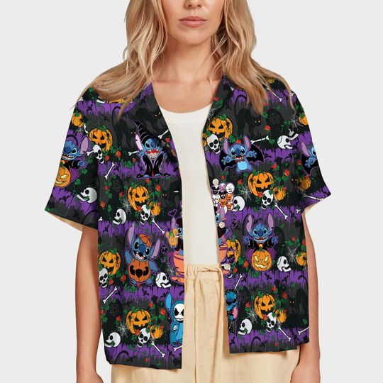 Disney Stitch Halloween Hawaiian