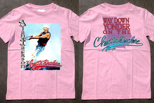 1992 Alan Jackson Way Down Yonder On The Chattahoochee T-Shirt