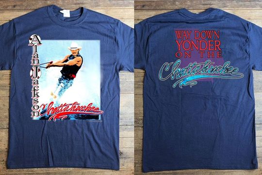 1992 Alan Jackson Way Down Yonder On The Chattahoochee T-Shirt