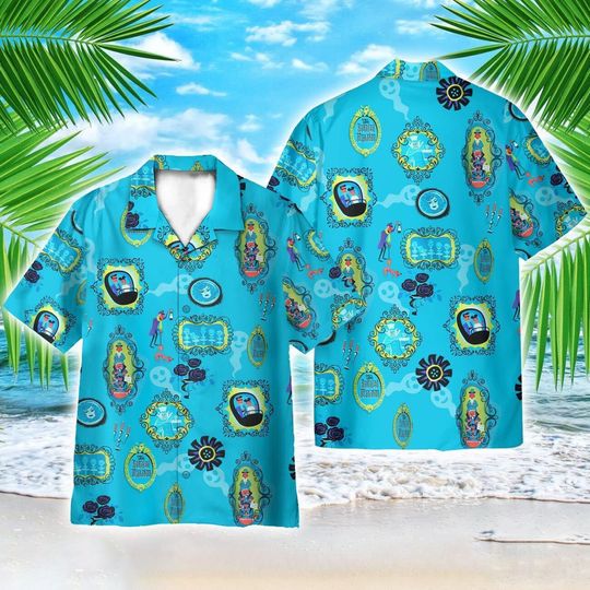 The Haunted Mansion Woven Hawaiian Shirt