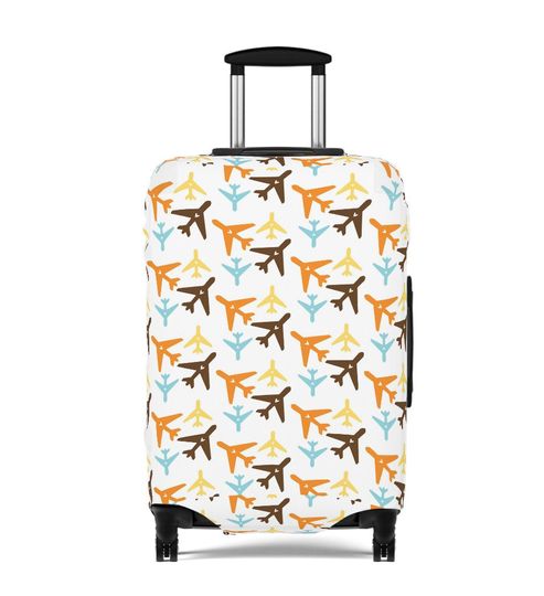 Multi-Color Plane Luggage Cover