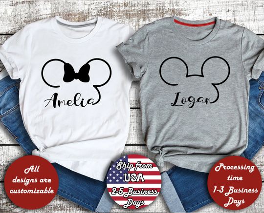 Personalized Disney Shirt, Customize Disney Trip T-Shirt