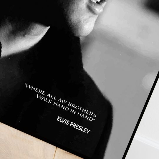 Elvis Presley A3 wall art poster |  IF I CAN DREAM