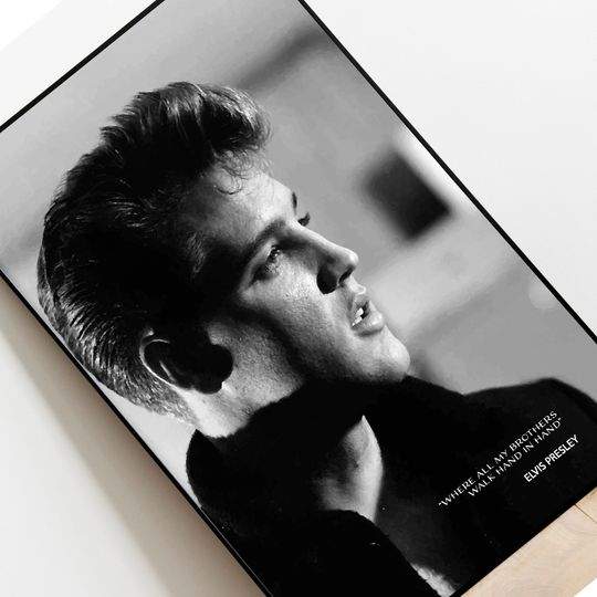 Elvis Presley A3 wall art poster |  IF I CAN DREAM