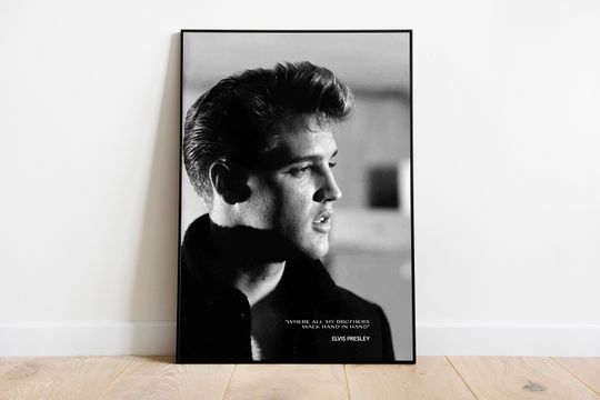 Elvis Presley A3 wall art poster |  IF I CAN DREAM